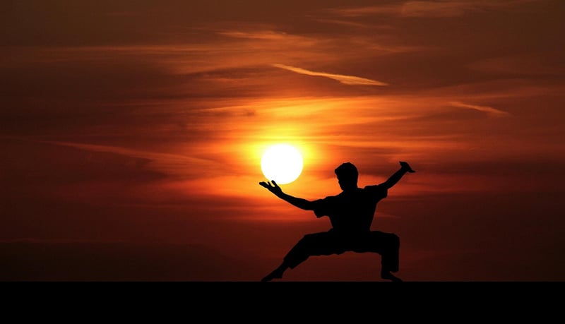 Tai Chi exercise in nature